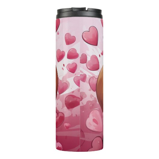 Bouteilles Isothermes Mon Chien Beagle Est Mon Nom Personnalisé Valentin (Dos)