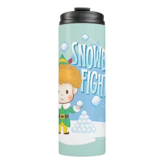 Bouteilles Isothermes Mon pote, l'Elf Snowball combat ! (Devant)