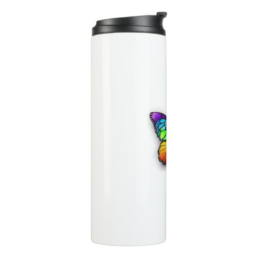 Bouteilles Isothermes Monarque papillon arc-en-ciel (Tourné sur la gauche)