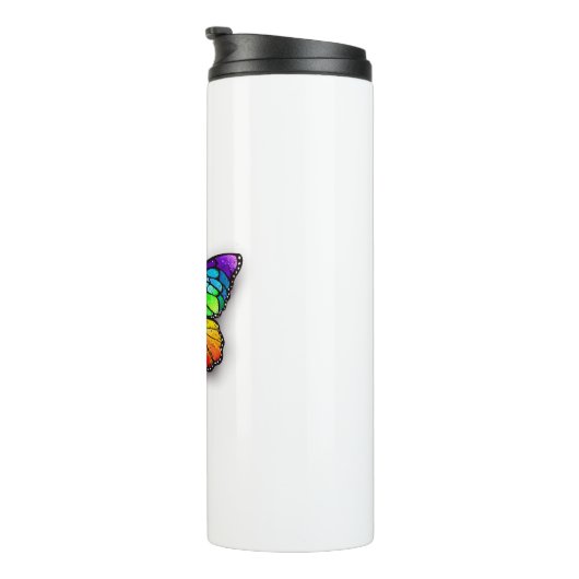 Bouteilles Isothermes Monarque papillon arc-en-ciel (Tourné sur la droite)