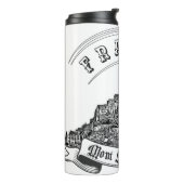 Bouteilles Isothermes Monastère médiéval Mont Saint Michel. France. (Tourné sur la gauche)