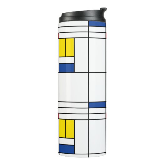 Bouteilles Isothermes Mondrian II Minimum De Stijl Modern Art Design (Tourné sur la gauche)