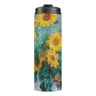 Bouteilles Isothermes Monet France Bouquet Tournesols Impressionniste Pe