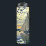 Bouteilles Isothermes Monet - Voilier au Petit-Gennevilliers<br><div class="desc">Claude Monet célèbre peinture,  Sailboat au Petit-Gennevilliers.</div>