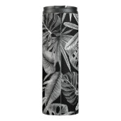 Bouteilles Isothermes Monochrome Tropical, Aquarelle Texture Feuille. (Dos)