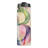 Bouteilles Isothermes Monogram B Colorful Watercolor Flowers Hydration  (Devant)