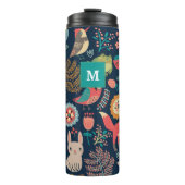 Bouteilles Isothermes Monogram Forêt de style personnalisé Tumbler therm (Devant)
