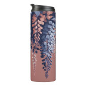 Bouteilles Isothermes Monogram Marine Rose Wisteria Élégance (Tourné sur la droite)