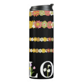 Bouteilles Isothermes Monogram Rustic Daisy Floral Love (Tourné sur la gauche)