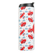 Bouteilles Isothermes Monograme des Red and Blue Planes et des Clouds (Tourné sur la gauche)