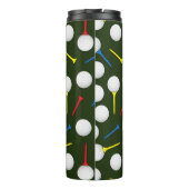 Bouteilles Isothermes Monogramme à motifs de golf coloré (Dos)