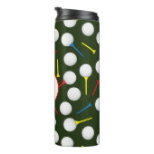 Bouteilles Isothermes Monogramme à motifs de golf coloré (Tourné sur la droite)