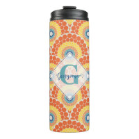 Monogramme Art Déco Egée Été Radiant Mandala