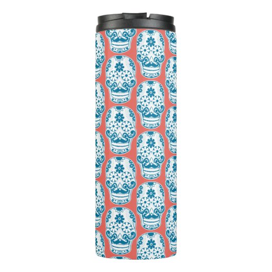 Bouteilles Isothermes Monogramme bleu moutarde sucre (Dos)