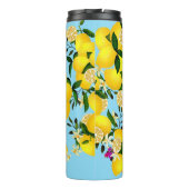 Bouteilles Isothermes Monogramme citron bleu (Dos)