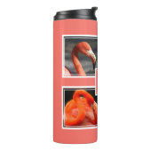 Bouteilles Isothermes Monogramme Collage Ajouter votre propre photo Cora (Tourné sur la gauche)