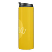 Bouteilles Isothermes Monogramme cool Monochrome Jaune tendance (Tourné sur la droite)
