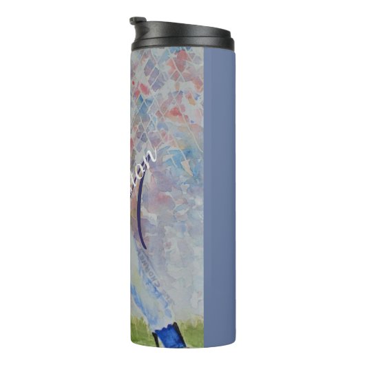 Bouteilles Isothermes Monogramme de baseball (Tourné sur la droite)