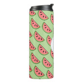 Bouteilles Isothermes Monogramme de pastèques d'été mignonnes (Tourné sur la gauche)