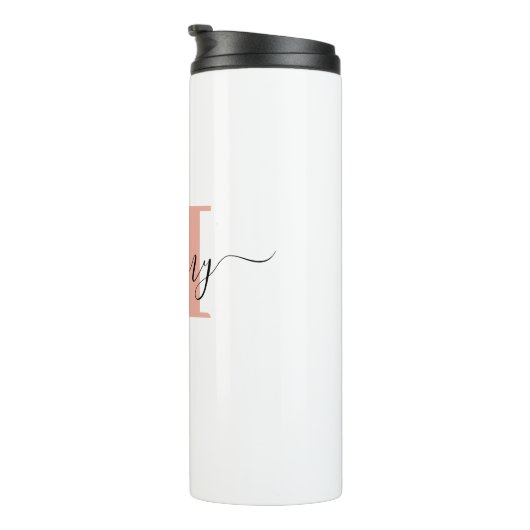 Bouteilles Isothermes Monogramme de script élégant maman (Tourné sur la droite)