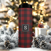 Bouteilles Isothermes Monogramme de sériole rouge et noire plaquée de bi