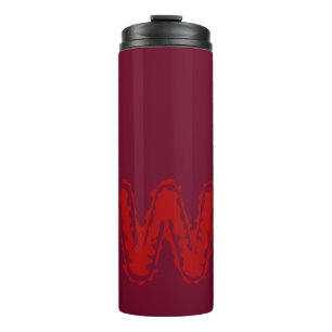Bouteilles Isothermes Monogramme déplaisant rouge sur rouge