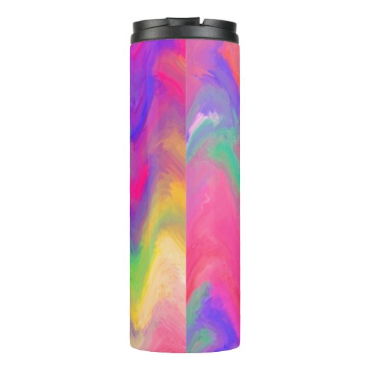 Bouteilles Isothermes Monogramme d'explosion de couleur (Dos)