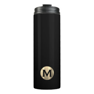 Bouteilles Isothermes Monogramme d'or noir