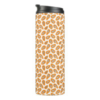 Monogramme Elegant Motif Papaya