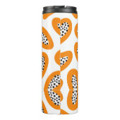 Bouteilles Isothermes Monogramme Elegant Motif Papaya (Dos)