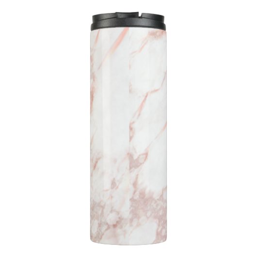 Bouteilles Isothermes Monogramme en marbre rose Toute initiale et nom Pe (Dos)