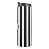 Bouteilles Isothermes Monogramme en or noir blanc rayé (Tourné sur la droite)