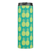 Bouteilles Isothermes Monogramme en pastel des ananas | (Dos)