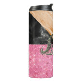 Bouteilles Isothermes Monogramme en pierre de marbre poster de animal et (Tourné sur la gauche)