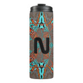 Bouteilles Isothermes Monogramme étoile fractale de l'avenir (Devant)