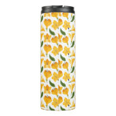 Bouteilles Isothermes Monogramme floral avec initial - Cadeau personnali (Dos)