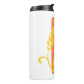 Bouteilles Isothermes monogramme floral B lettre majuscule (Tourné sur la gauche)