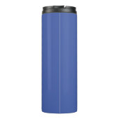 Bouteilles Isothermes Monogramme initial manuscrit propre nom bleu (Dos)