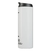 Bouteilles Isothermes Monogramme Initiale I Rose Boho Girly Floral (Tourné sur la droite)