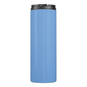 Bouteilles Isothermes Monogramme Initiales 3 Moderne Gras | Bleu Clair (Dos)