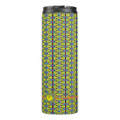 Bouteilles Isothermes Monogramme Jaune/Aqua/Rouge/Triangles (Dos)