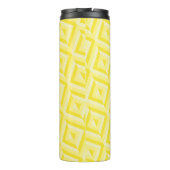 Bouteilles Isothermes Monogramme Jaune Motif diamant à trois tons (Dos)