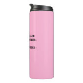 Bouteilles Isothermes Monogramme Logo Tumbler - Mug thermique personnali (Tourné sur la droite)