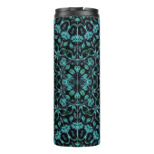 Bouteilles Isothermes Monogramme Mandala Floral Sarcelle (Dos)