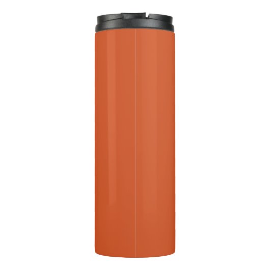 Bouteilles Isothermes Monogramme mod vive Lettre initiale rose orange (Dos)