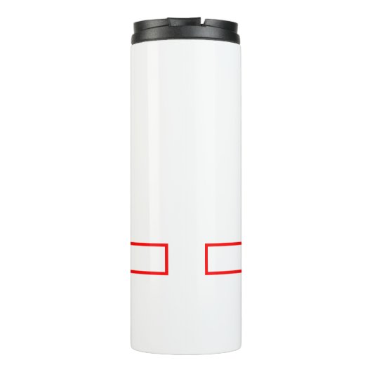 Bouteilles Isothermes Monogramme moderne Professional Plain Nom simple (Dos)