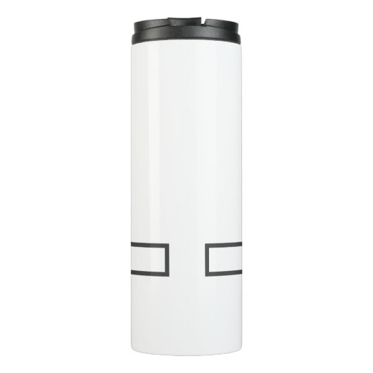 Bouteilles Isothermes Monogramme moderne Professional Plain Nom simple (Dos)