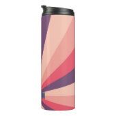 Bouteilles Isothermes Monogramme Motif couleur violet et rose (Tourné sur la droite)