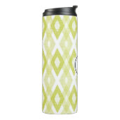 Bouteilles Isothermes Monogramme Motif Rustique Chartreuse Ikat (Tourné sur la gauche)