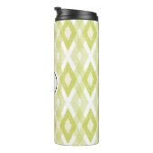 Bouteilles Isothermes Monogramme Motif Rustique Chartreuse Ikat (Tourné sur la droite)